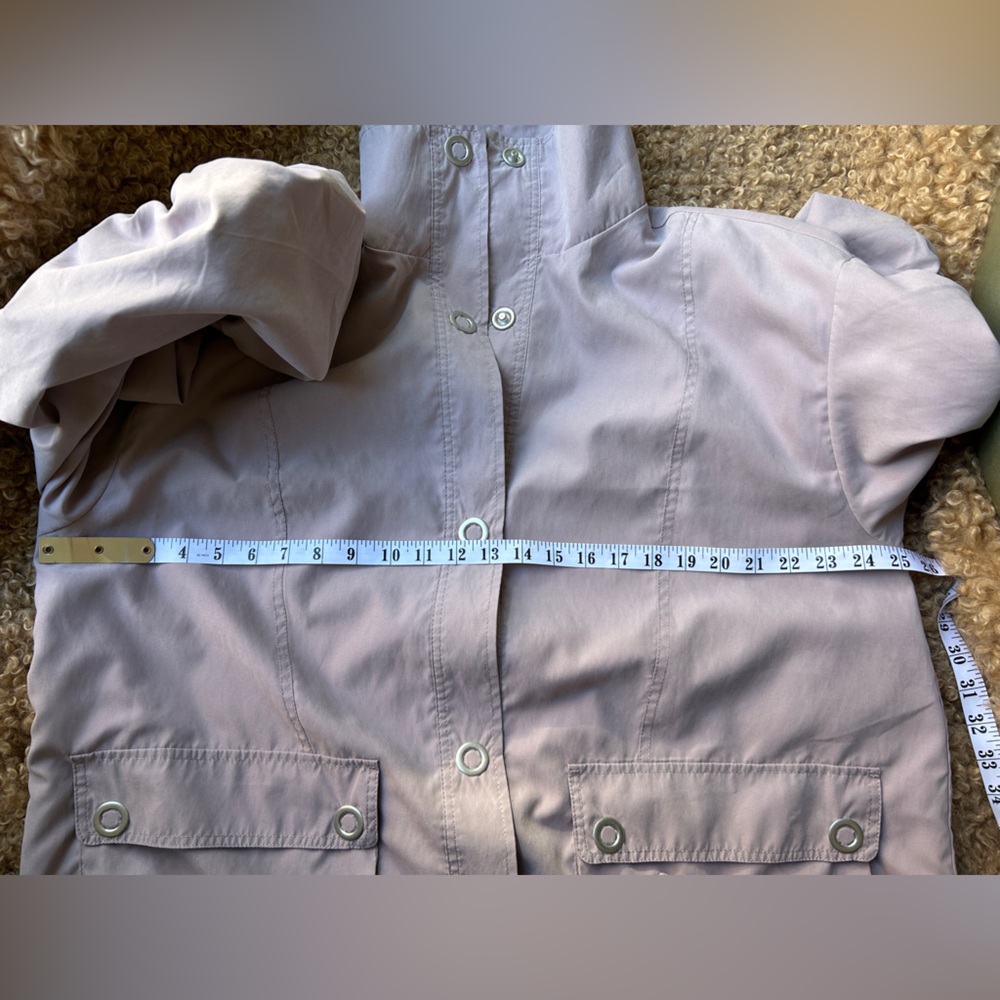 ASOS: Soft Lavender Lightweight Jacket (Fits Oversized) - Picture 7 of 8